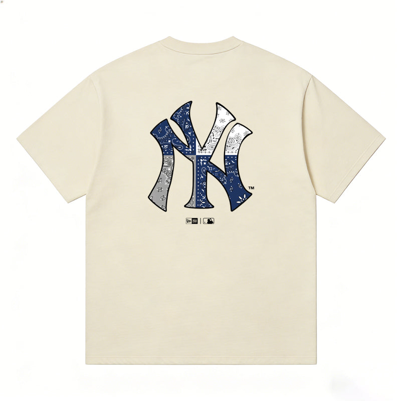 MLB Kaos Logo Seri Huruf, Unisex '"COD '" M-220 Ada 3 Pilihan Warna