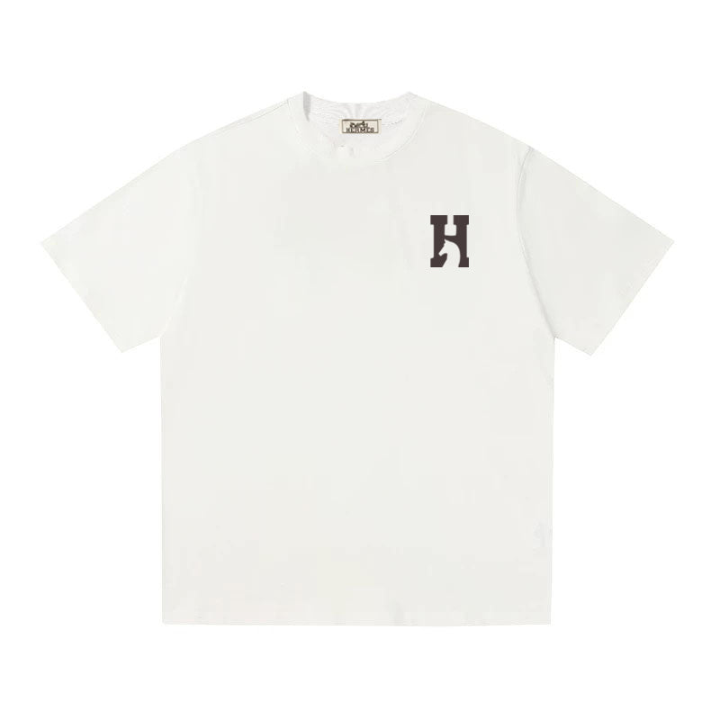 HERMES Kaos Logo Seri Huruf, Unisex '"COD '"  HE - 12