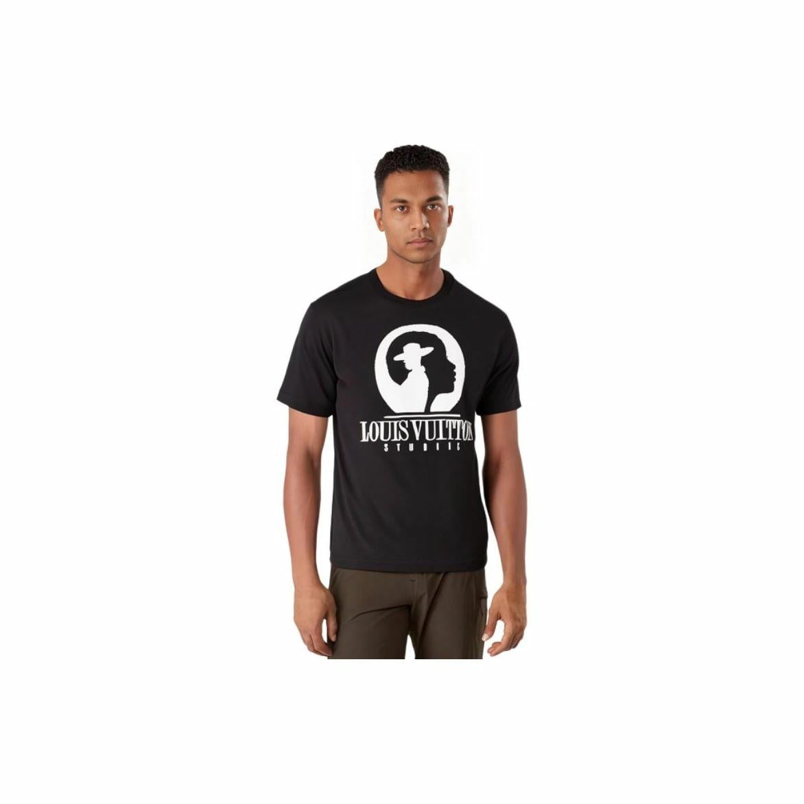 LV Kaos Logo Seri Huruf, Unisex, COD '-L-19