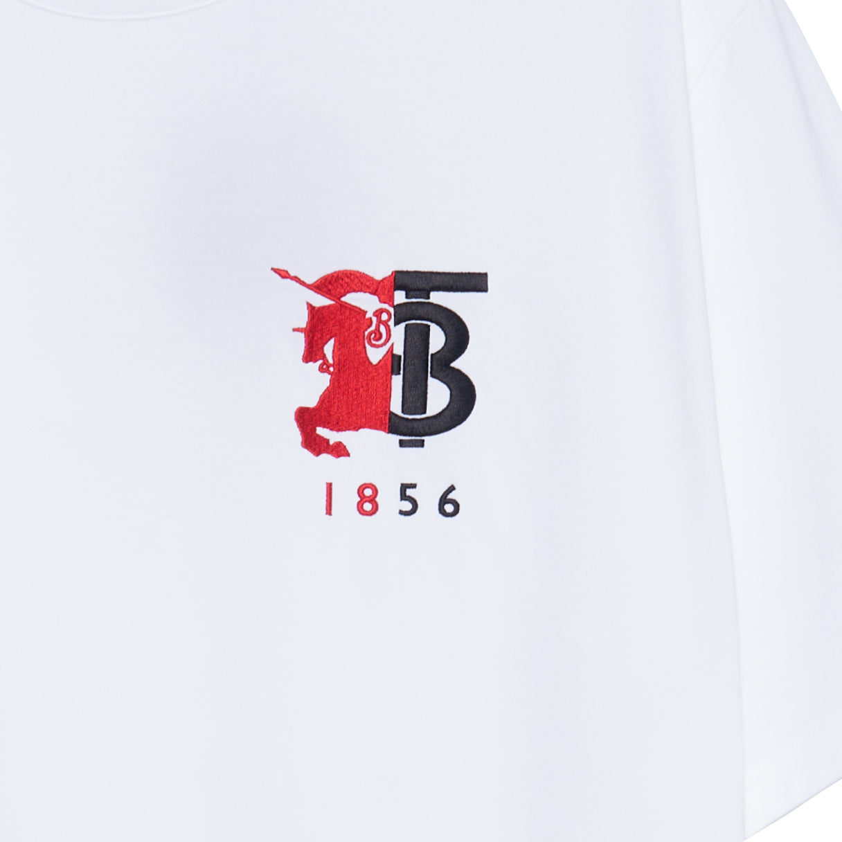 Burberry Kaos Logo Seri Huruf, Unisex, COD '"B-52