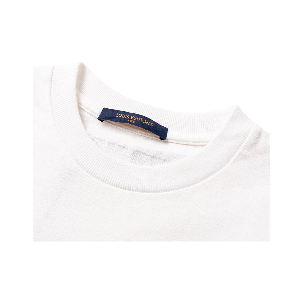 LV Kaos Logo Seri Huruf, Unisex, COD '-L-05