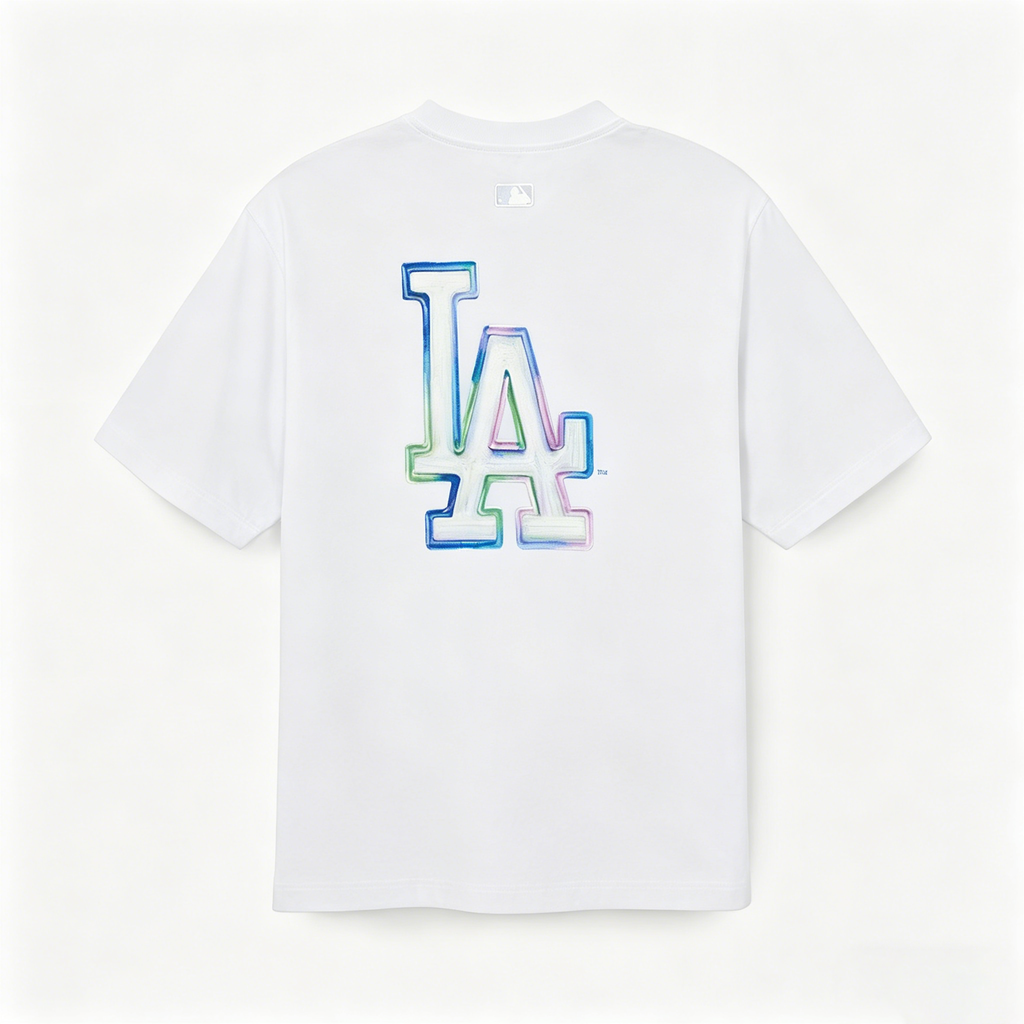 MLB Kaos Logo Seri Huruf, Unisex '"COD '" M-244 Ada 2 Pilihan Warna