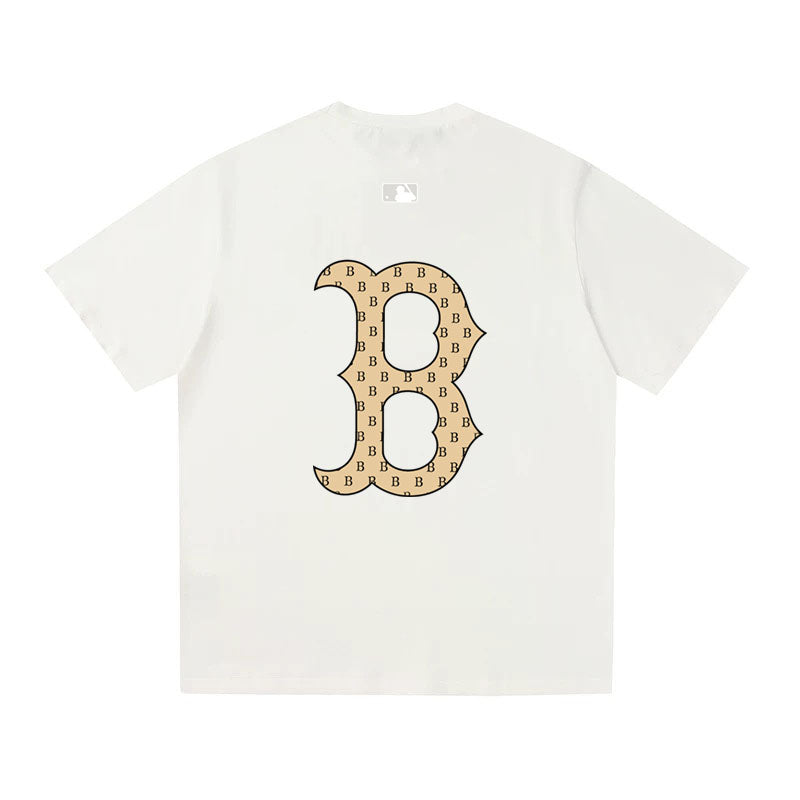 MLB Kaos Logo Seri Huruf, Unisex '"COD '" M-215 Ada 3 Pilihan Warna
