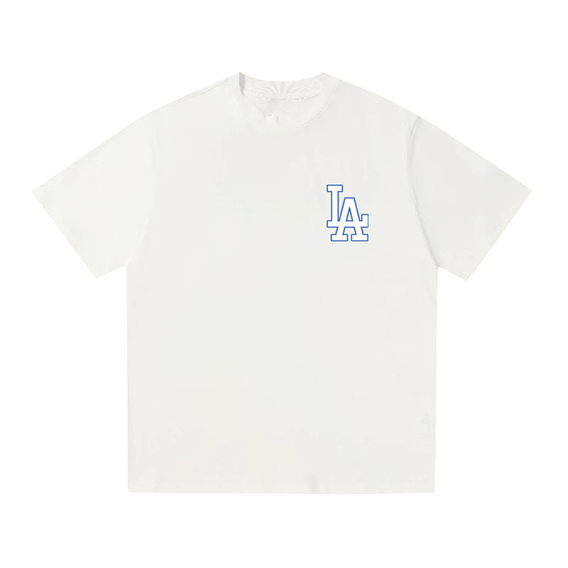 MLB Kaos Logo Seri Huruf, Unisex '"COD '" M-242 Ada 2 Pilihan Warna