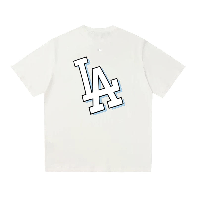 MLB Kaos Logo Seri Huruf, Unisex '"COD '" M-218 Ada 3 Pilihan Warna