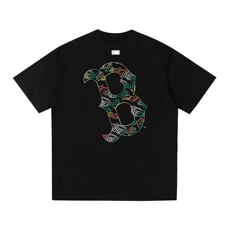 MLB Kaos Logo Seri Huruf, Unisex '"COD '" M-248 Ada 2 Pilihan Warna
