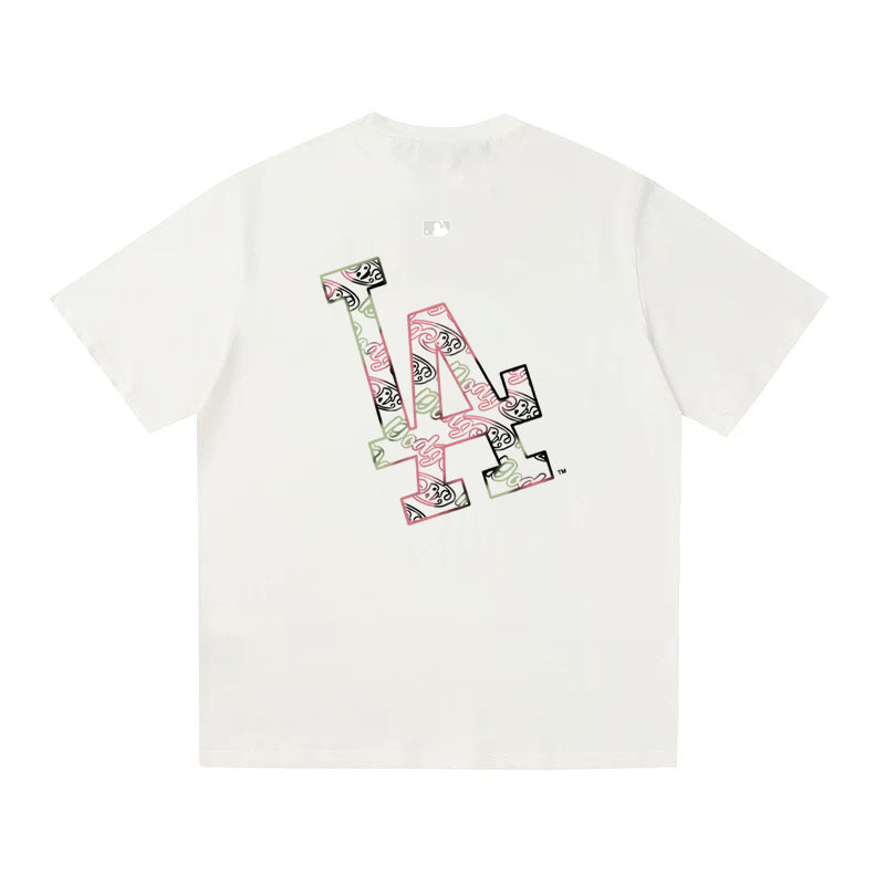 MLB Kaos Logo Seri Huruf, Unisex '"COD '" M-249 Ada 2 Pilihan Warna