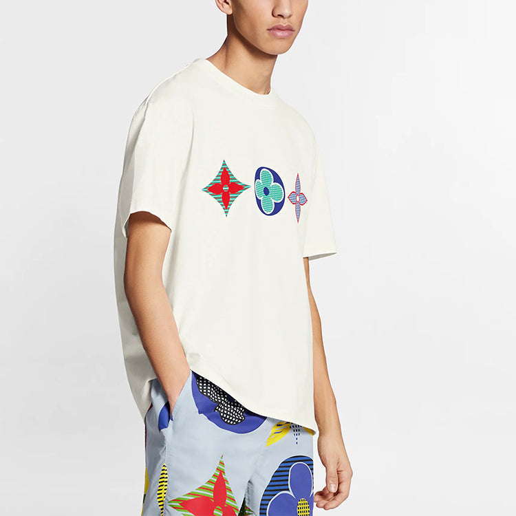 LV Kaos Logo Seri Huruf, Unisex, COD '-L-01