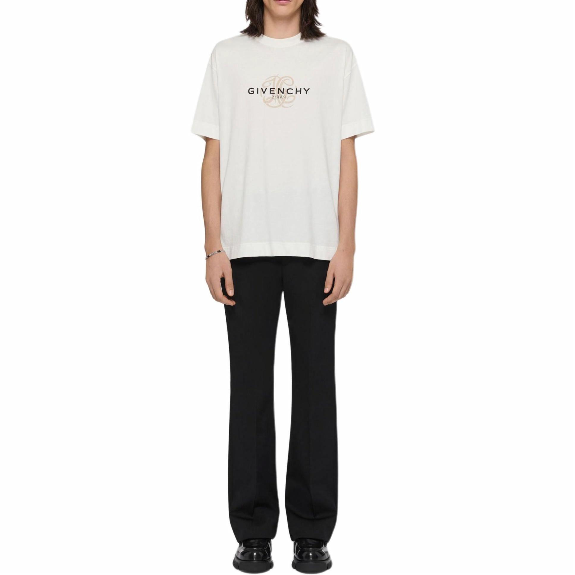 Kaos Givenchy Bermotif, Unisex -J-41