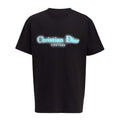 Kaos Pendek DIOR dengan Motif Gambar/Cetak, Cocok untuk Pria dan Wanita  -D-09