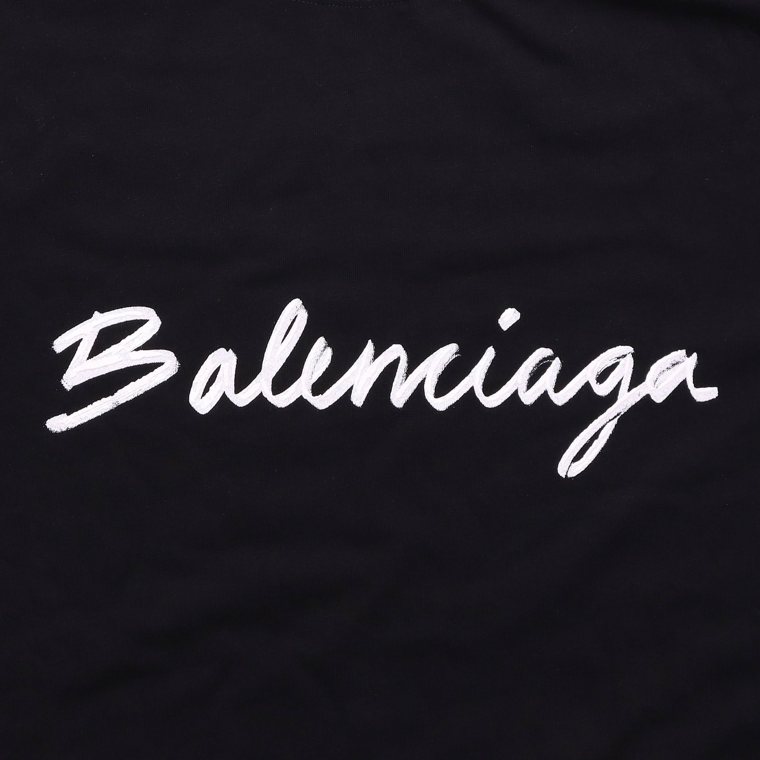 Kaos Pendek Balenciaga dengan Motif Gambar/Cetak, Cocok untuk Pria dan Wanita -BL-35