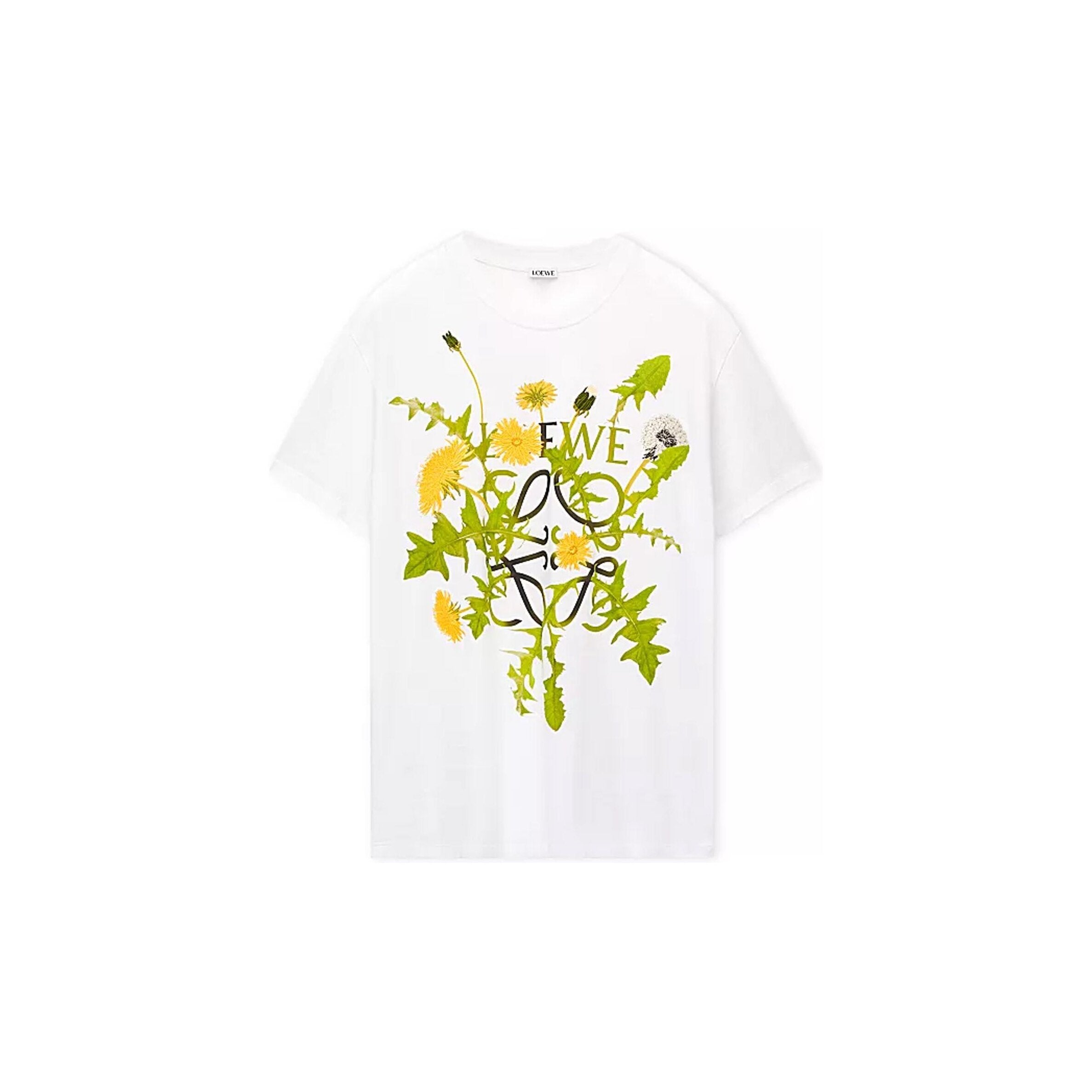 Kaos Pendek LOEWE dengan Motif Gambar/Cetak, Cocok untuk Pria dan Wanita -LE-05
