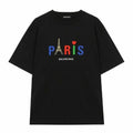 Kaos Pendek Balenciaga dengan Motif Gambar/Cetak, Cocok untuk Pria dan Wanita -BL-39