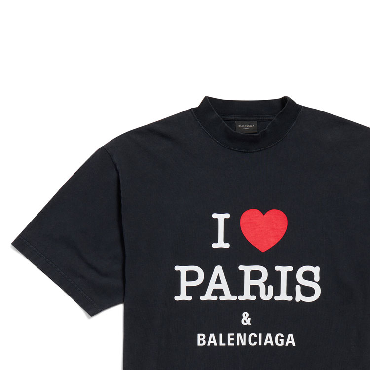 Kaos Pendek Balenciaga dengan Motif Gambar/Cetak, Cocok untuk Pria dan Wanita -BL-03