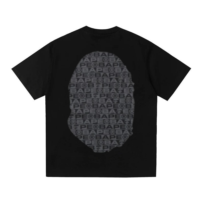 A BATHING APE Kaos Logo Seri Huruf, Unisex '"COD '"  AP-210