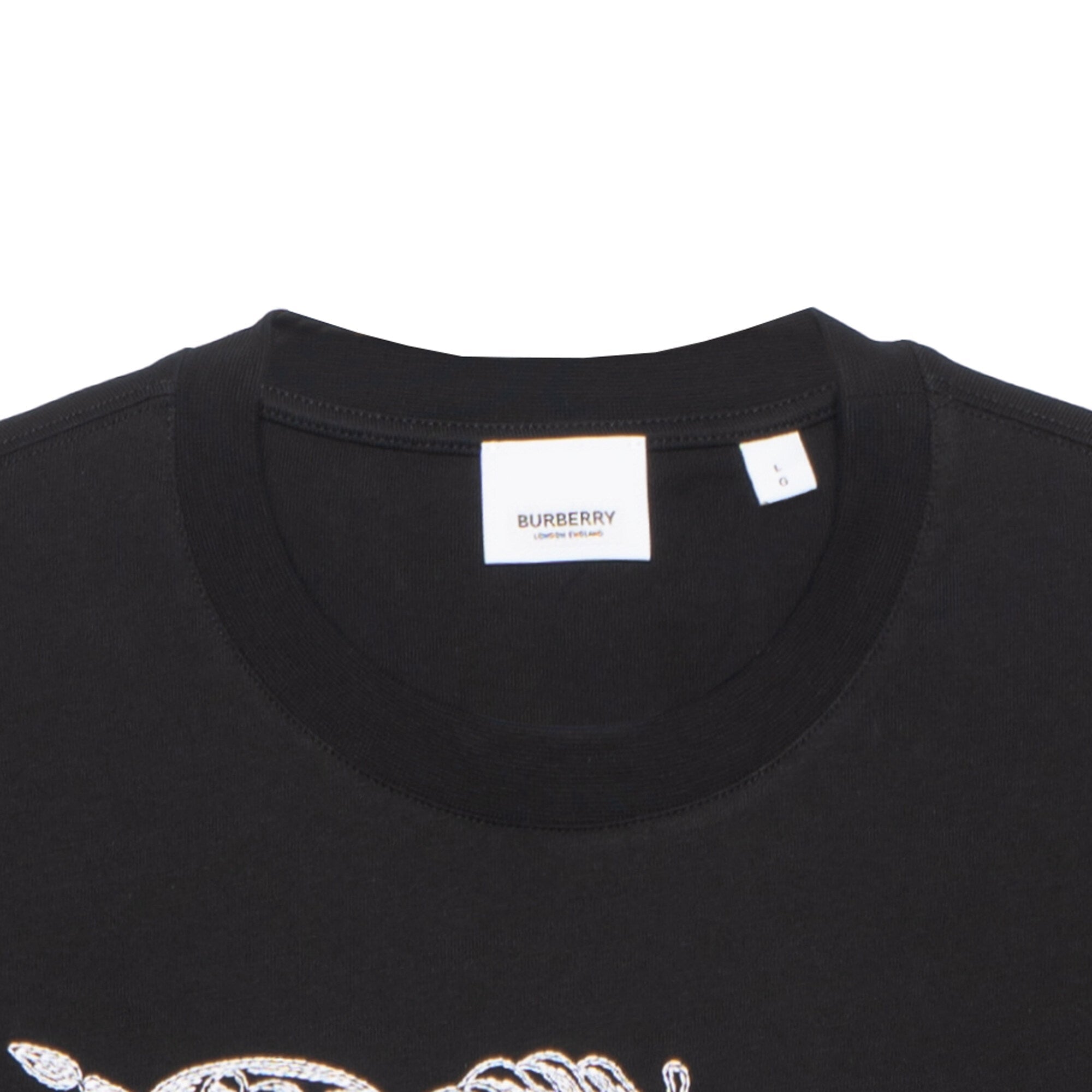 Burberry Kaos Logo Seri Huruf, Unisex, COD '"B-69