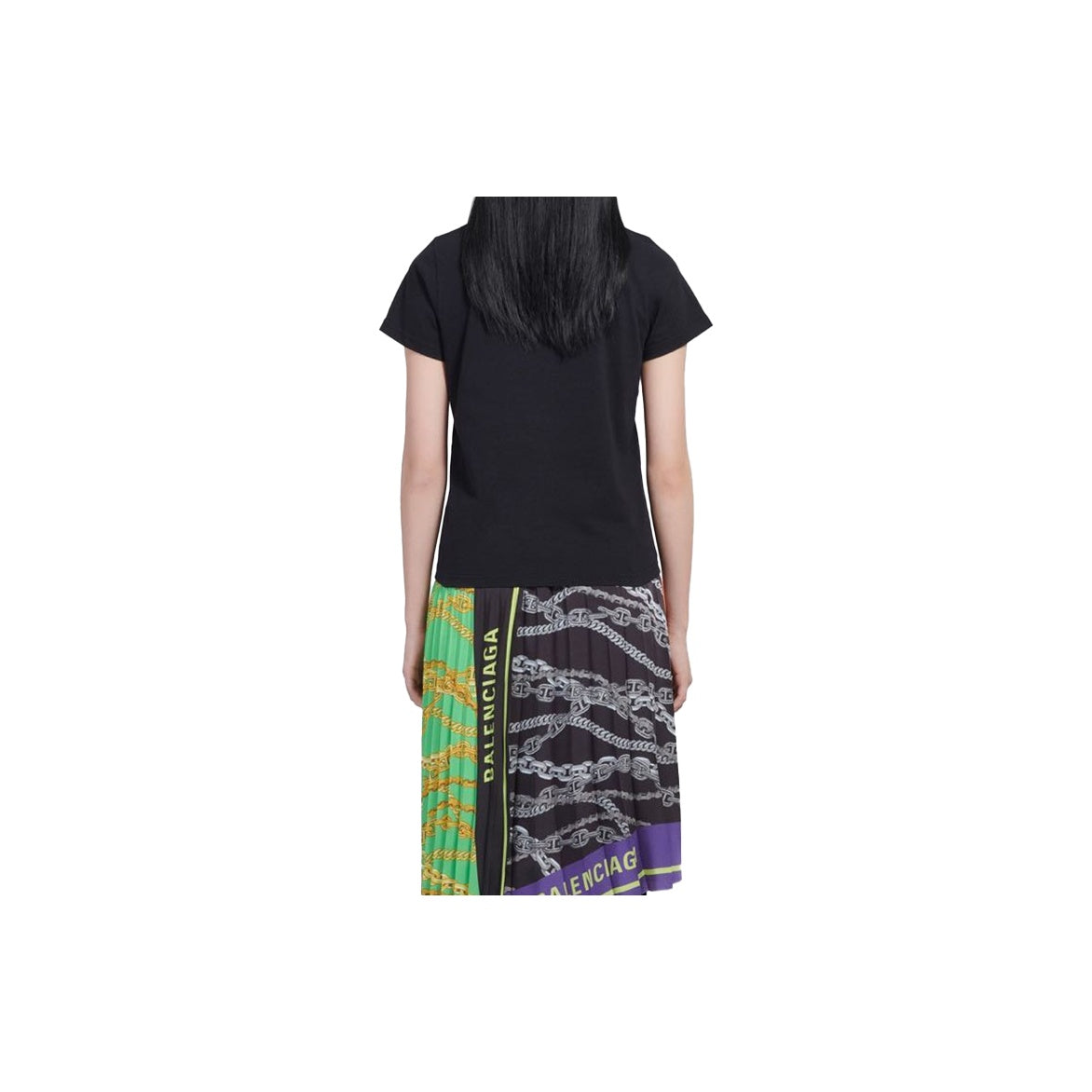 Kaos Pendek Balenciaga dengan Motif Gambar/Cetak, Cocok untuk Pria dan Wanita -BL-19