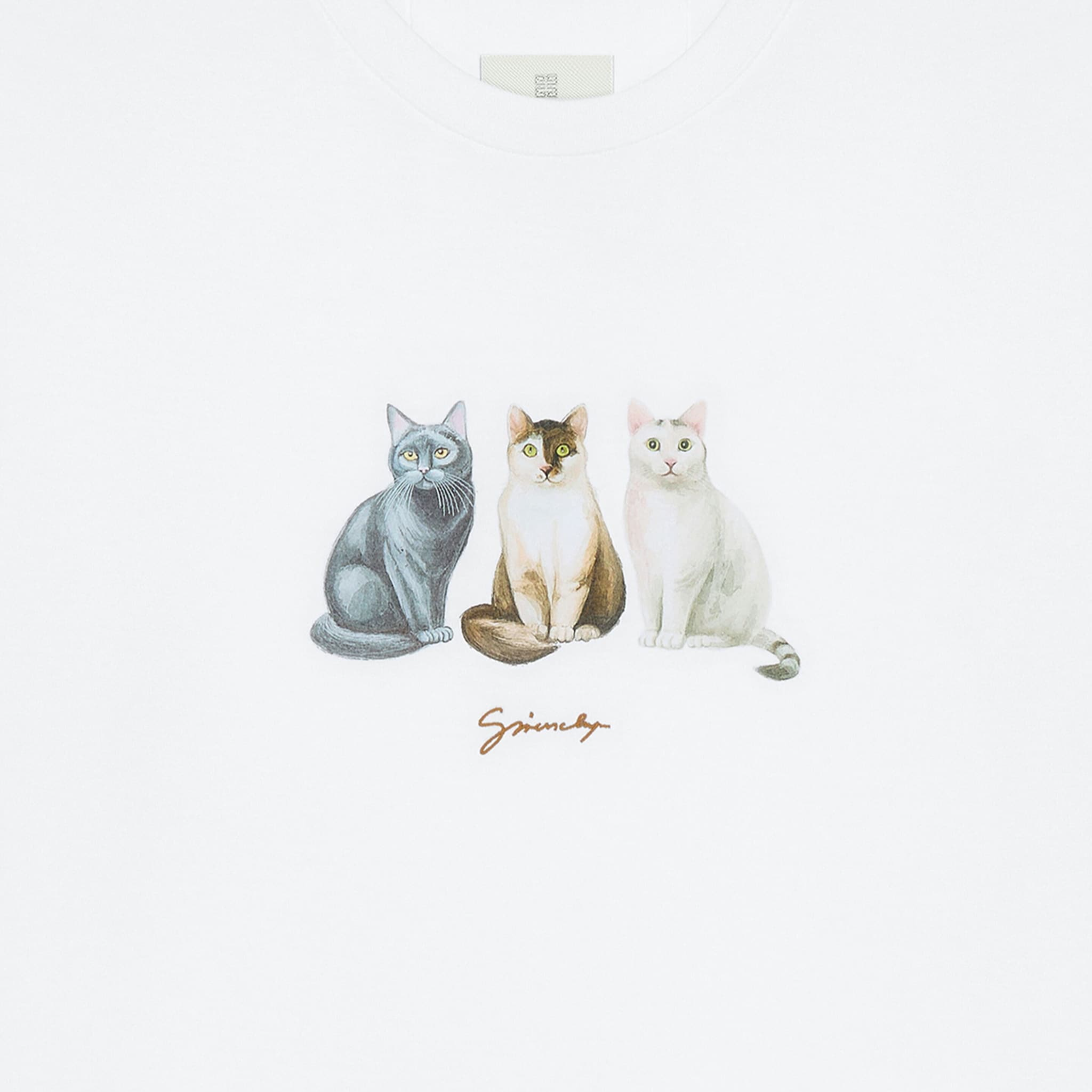 Kaos Givenchy Bermotif, Unisex -J-38