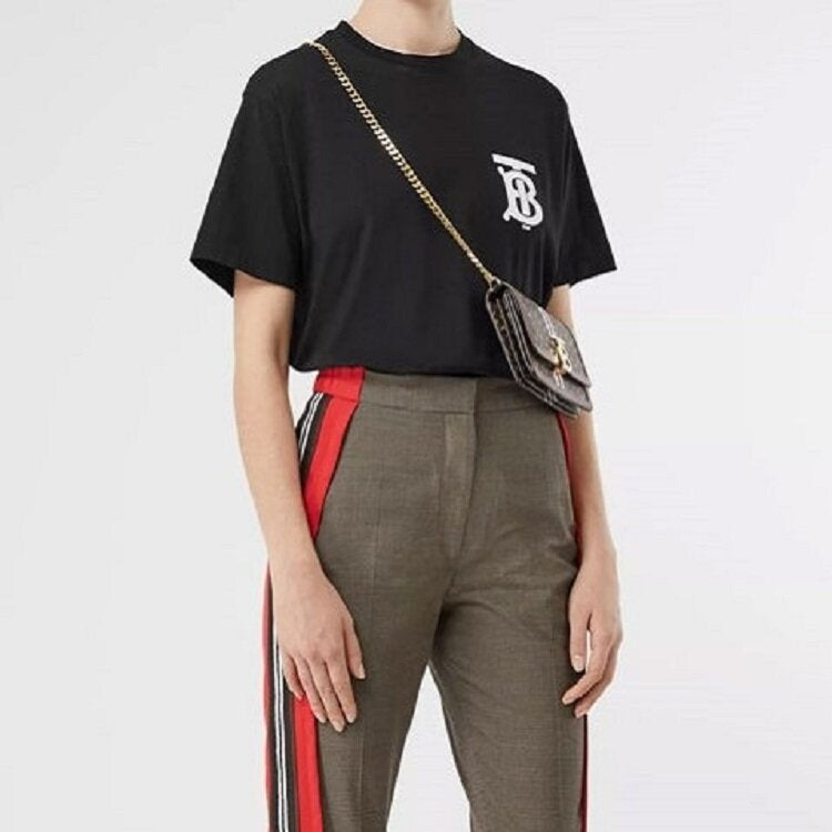 Burberry Kaos Logo Seri Huruf, Unisex, COD '"B-07