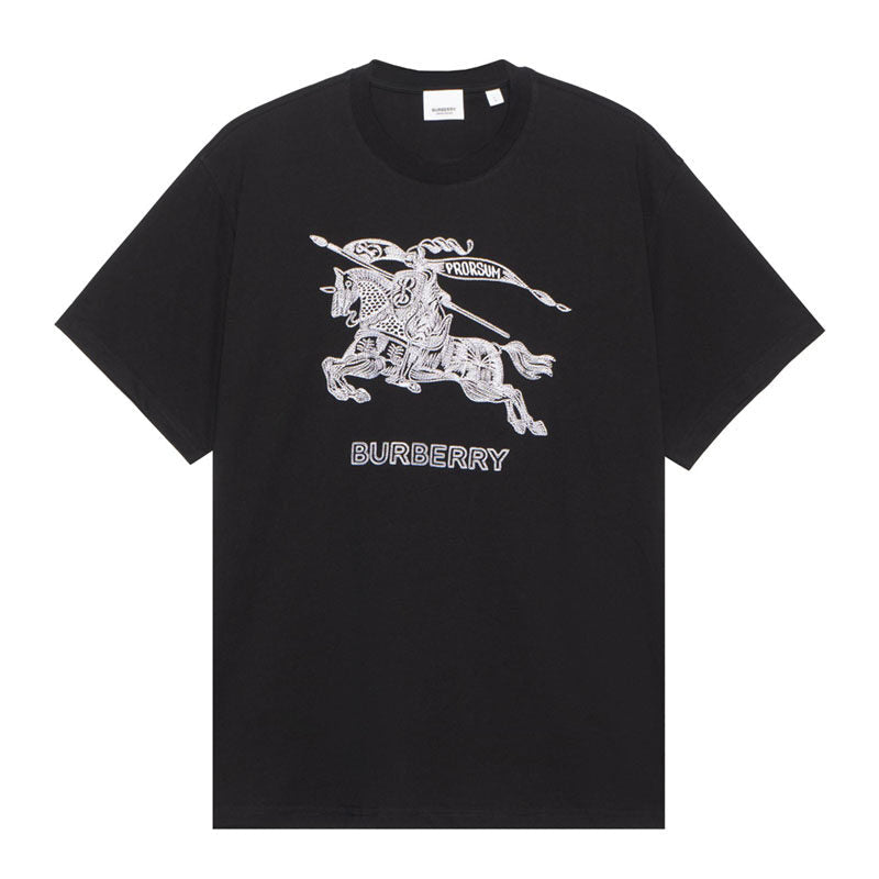 Burberry Kaos Logo Seri Huruf, Unisex, COD '"B-69