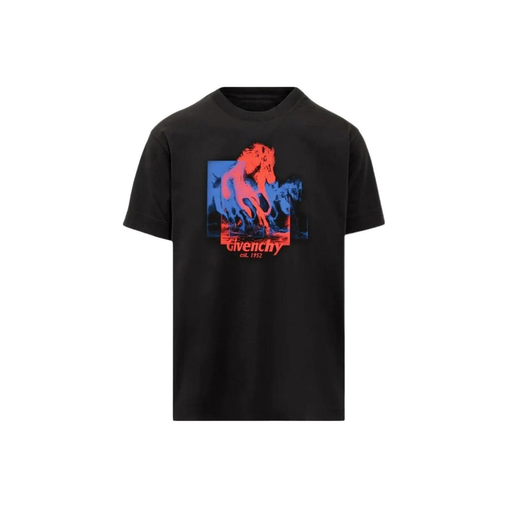 Kaos Givenchy Bermotif, Unisex -J-14