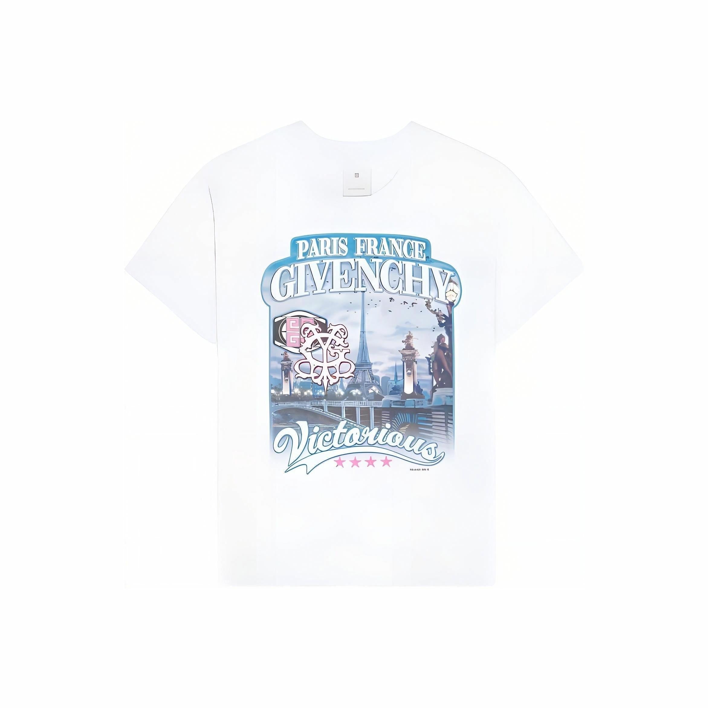 Kaos Givenchy Bermotif, Unisex -J-39