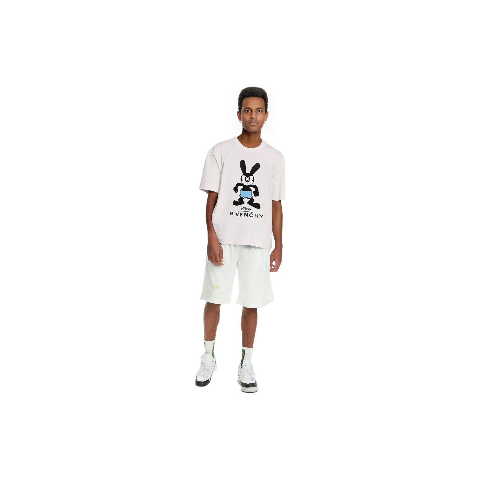 Kaos Givenchy Bermotif, Unisex -J-43