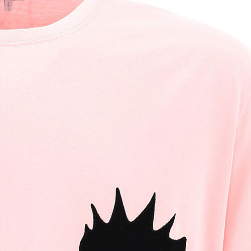 Kaos Pendek LOEWE dengan Motif Gambar/Cetak, Cocok untuk Pria dan Wanita -LE-22