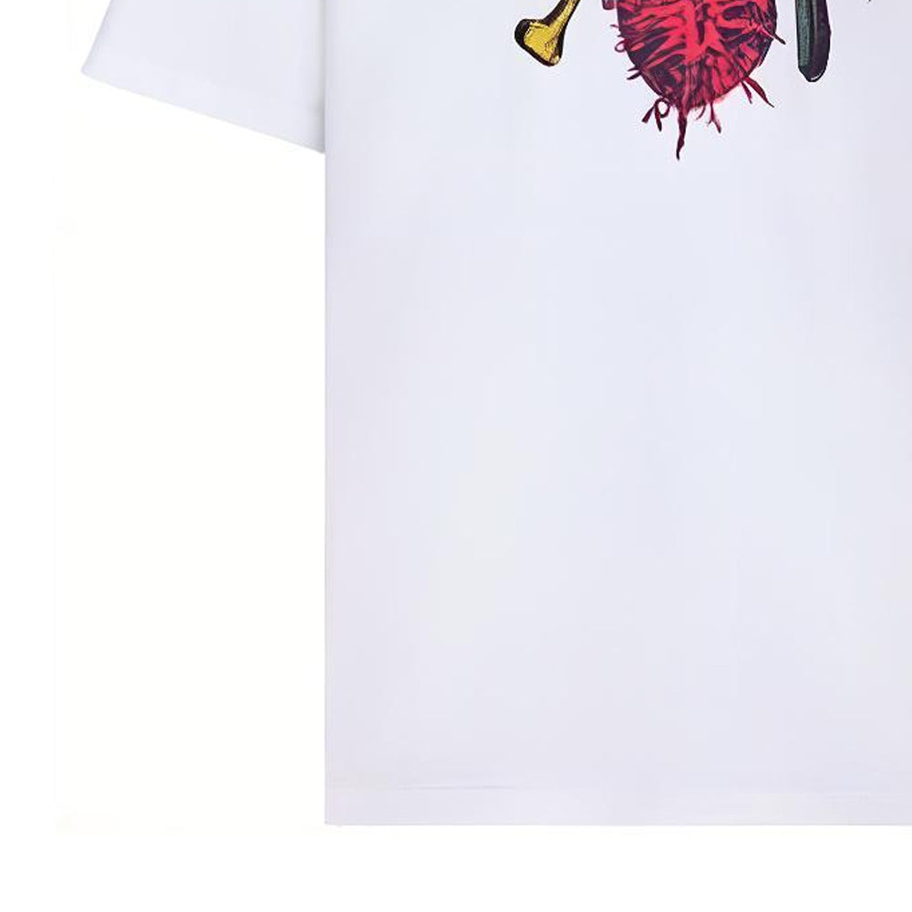 Kaos Pendek DIOR dengan Motif Gambar/Cetak, Cocok untuk Pria dan Wanita  -D-15