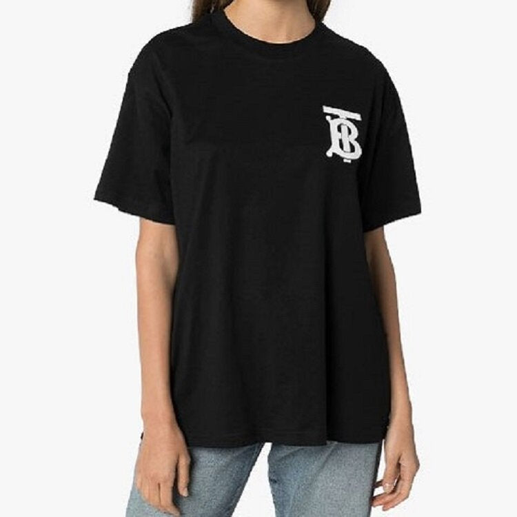 Burberry Kaos Logo Seri Huruf, Unisex, COD '"B-07