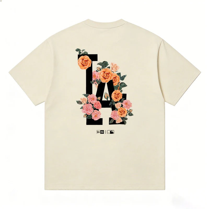 MLB Kaos Logo Seri Huruf, Unisex '"COD '" M-207 Ada 3 Pilihan Warna