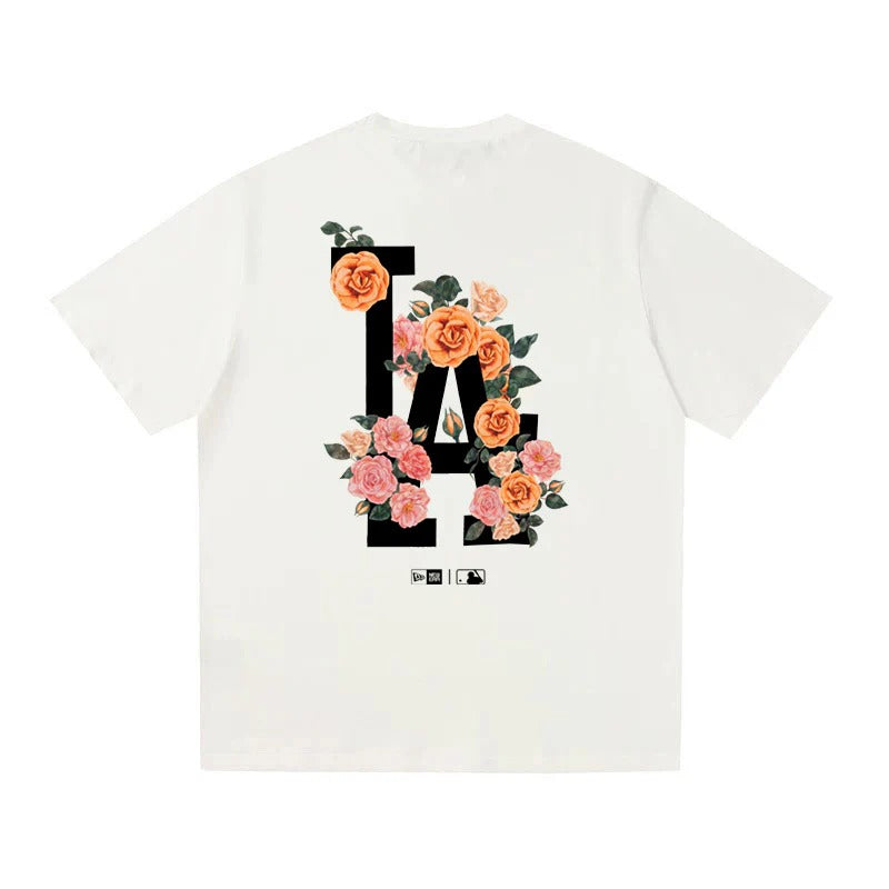 MLB Kaos Logo Seri Huruf, Unisex '"COD '" M-207 Ada 3 Pilihan Warna