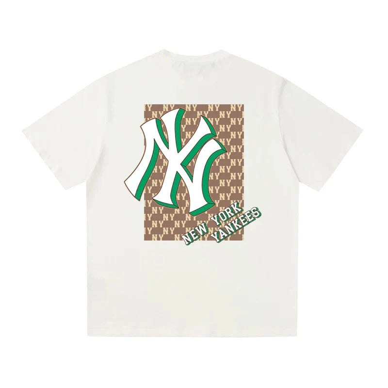 MLB Kaos Logo Seri Huruf, Unisex '"COD '" M-209 Ada 3 Pilihan Warna